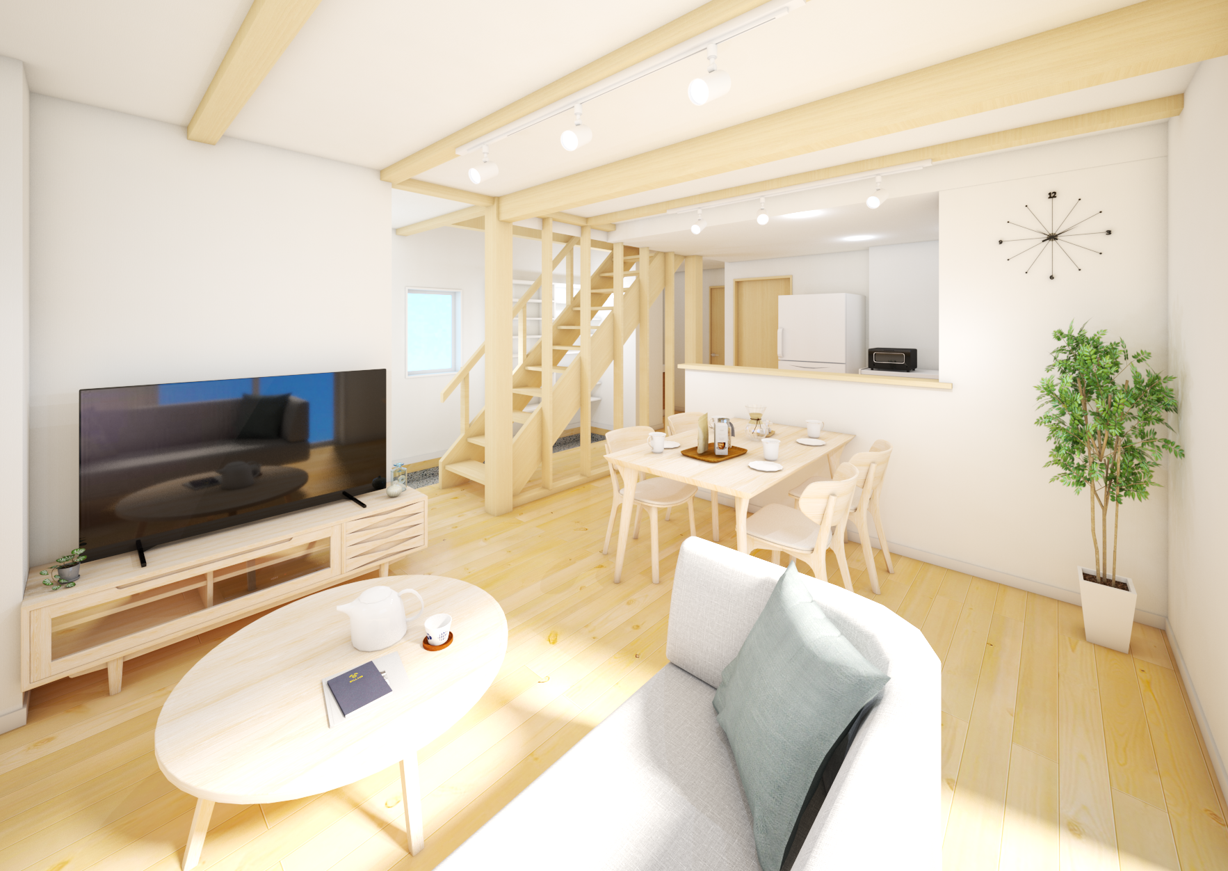 参考プラン①：自然素材×高性能住宅「JiU」